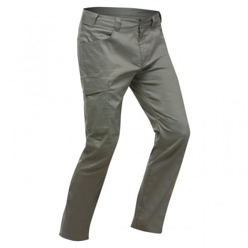 Pantalon trekking QU3CHUA NH100 Hombre - Verde Kakhi