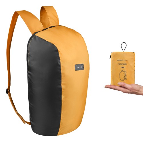 Mochila plegable 10L - Amarillo