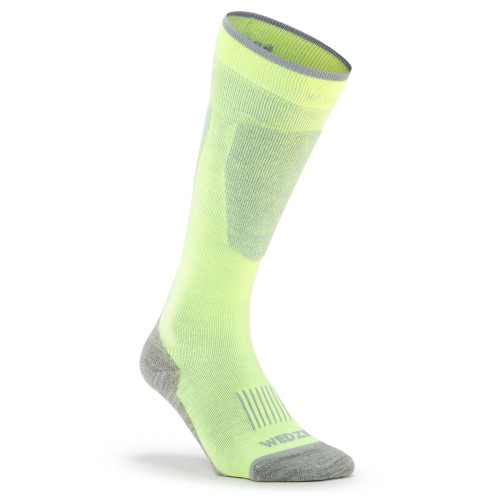 Calcetines termicos W3DZE Ski 100 - Amarillo Neon