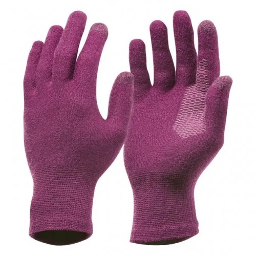 Guantes termicos tactiles sin costuras Trk 500 - Violeta