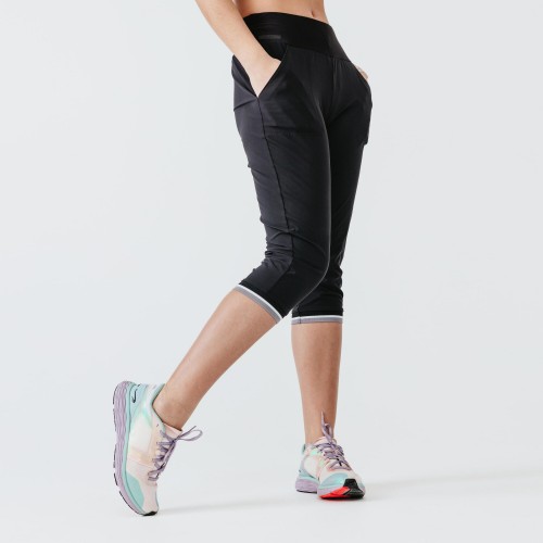 Pantalon capri running Dry -Negro