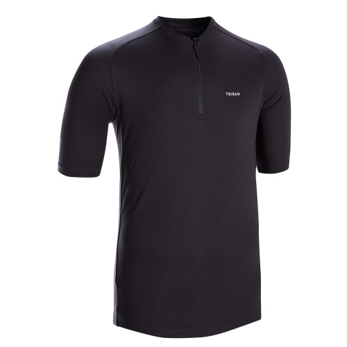 Camiseta Maillot Ciclismo TRIB4N Essential Hombre - Negro