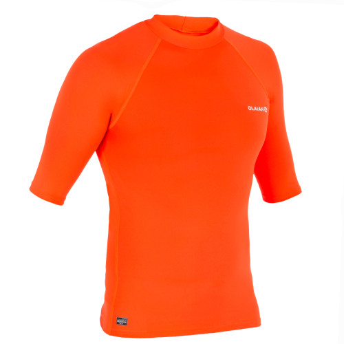 Camiseta 0LAIAN AntiUV Manga Corta Top UV100SS Hombre- Naranja