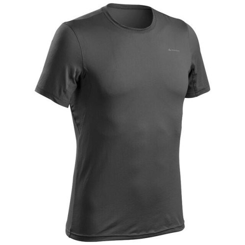 Camiseta Senderismo MH 100 QU3CHUA - Gris oscuro 